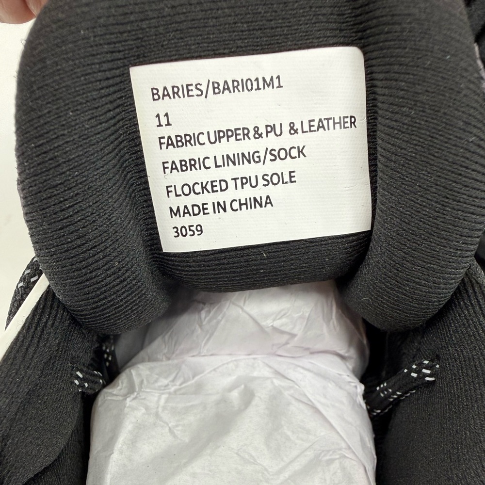 Steve Madden Baries Sneakers Black White Chunky Dad Shoes Tech Runner Streetwear - Picture 7 of 13